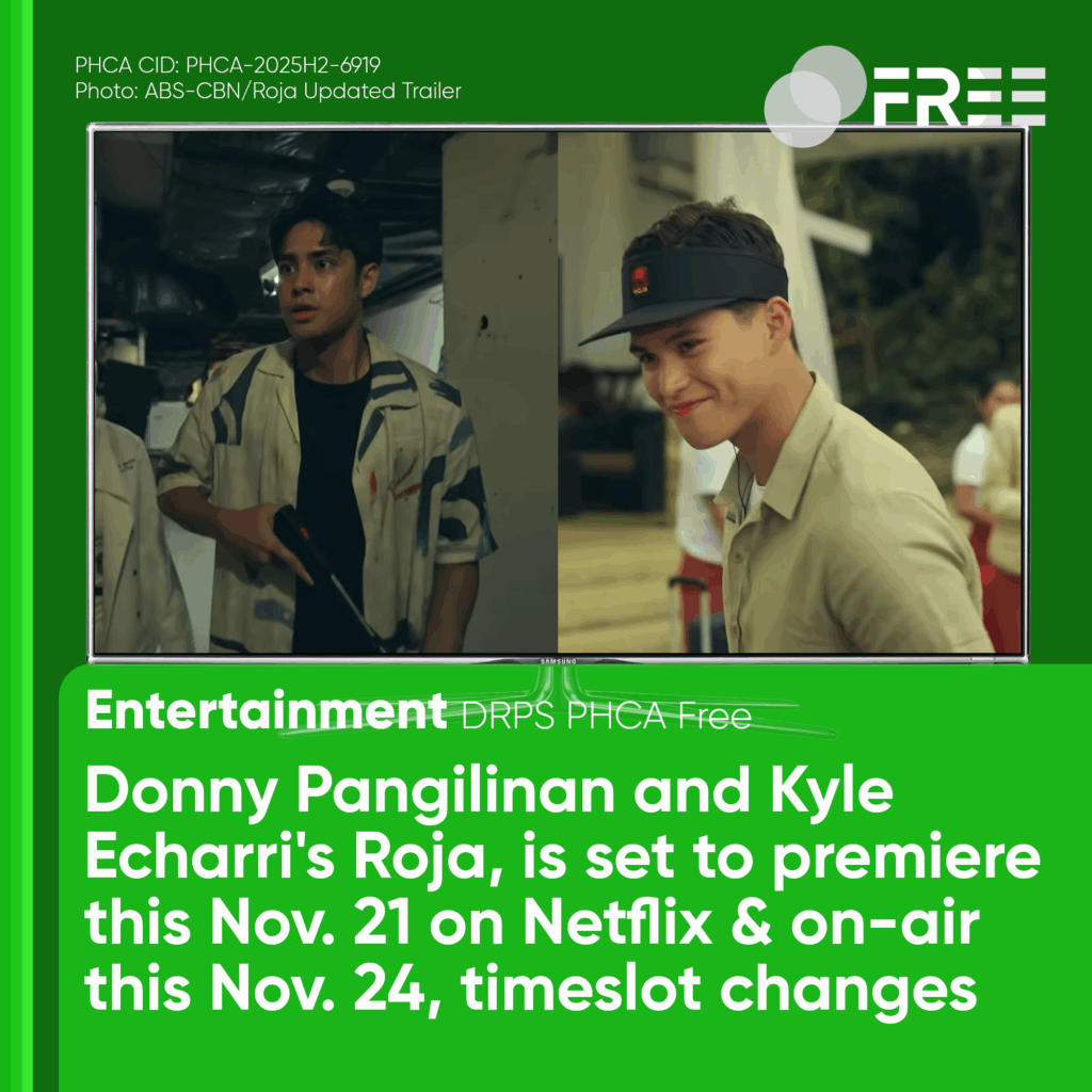 Roja on ABS-CBN Platforms, premieres November 24, 2025