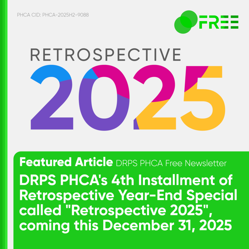 DRPS PHCA Free Weekly Newsletter – December 27, 2025 to January 2, 2026