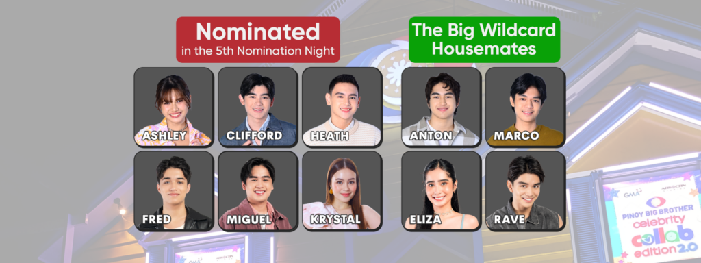 PBB Collab 2.0 Update: 5th Nomination Night and The Big Wildcard Housemates