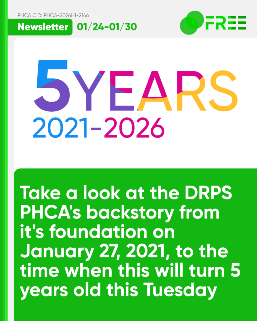 DRPS PHCA Free Newsletter – January 24 to 30, 2026