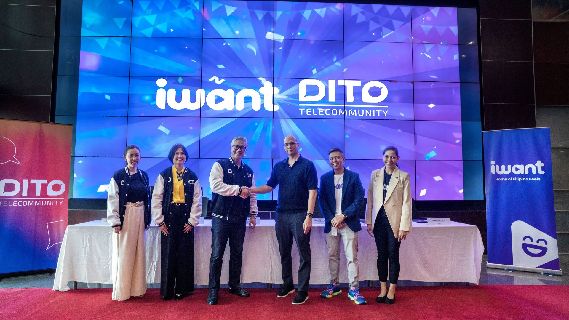 iWant and DITO Telecommunity Contract Signing. (PR)