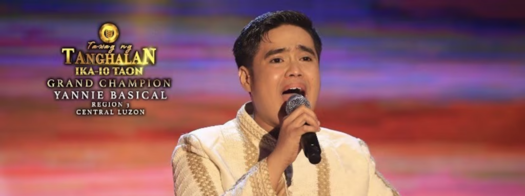 Entertainment: Tawag Ng Tanghalan S10 names autistic contestant Yannie Basical a Grand Champion